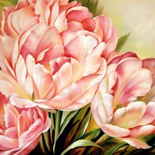Схема вышивки «Тюльпаны»