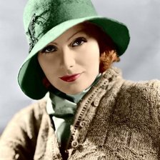 Схема вышивки «Грета Гарбо Портрет»