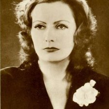 Схема вышивки «Грета Гарбо Задумчивость»