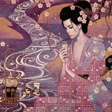 Схема вышивки «​КАРЛ БАНГ КИТАЙСКИЙ ХУДОЖНИК»