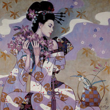 Схема вышивки «​КАРЛ БАНГ КИТАЙСКИЙ ХУДОЖНИК»