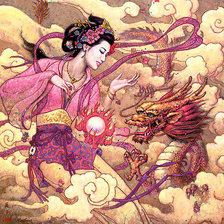 Схема вышивки «​КАРЛ БАНГ КИТАЙСКИЙ ХУДОЖНИК»