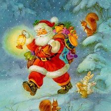 Схема вышивки «Санта Клаус»