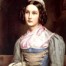 Схема вышивки «Женский портрет»