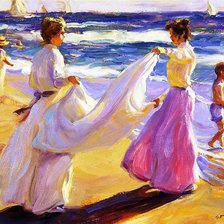 Схема вышивки «У моря»