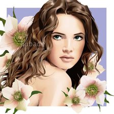 Схема вышивки «Портрет»