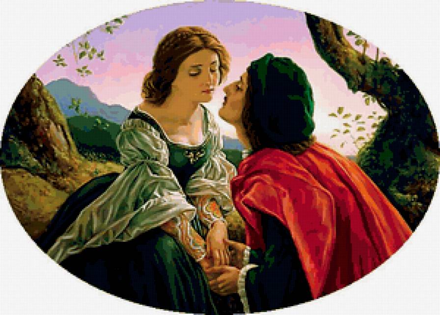 Объяснение в любви - картина - предпросмотр