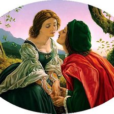 Схема вышивки «Объяснение в любви»