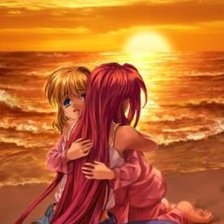 Схема вышивки «закат»