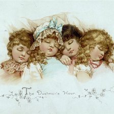 Схема вышивки «девочки»