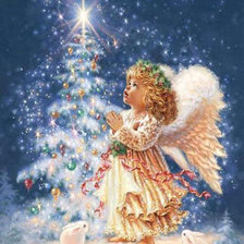 Схема вышивки «Ангелочек»