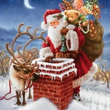 Схема вышивки «новый год»