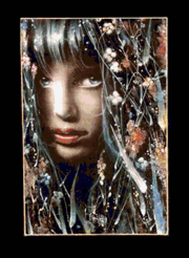 портрет русалочки - девочка, портрет - предпросмотр