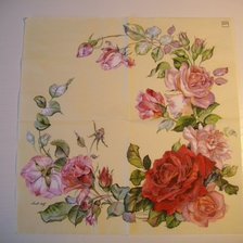 Схема вышивки «розы»