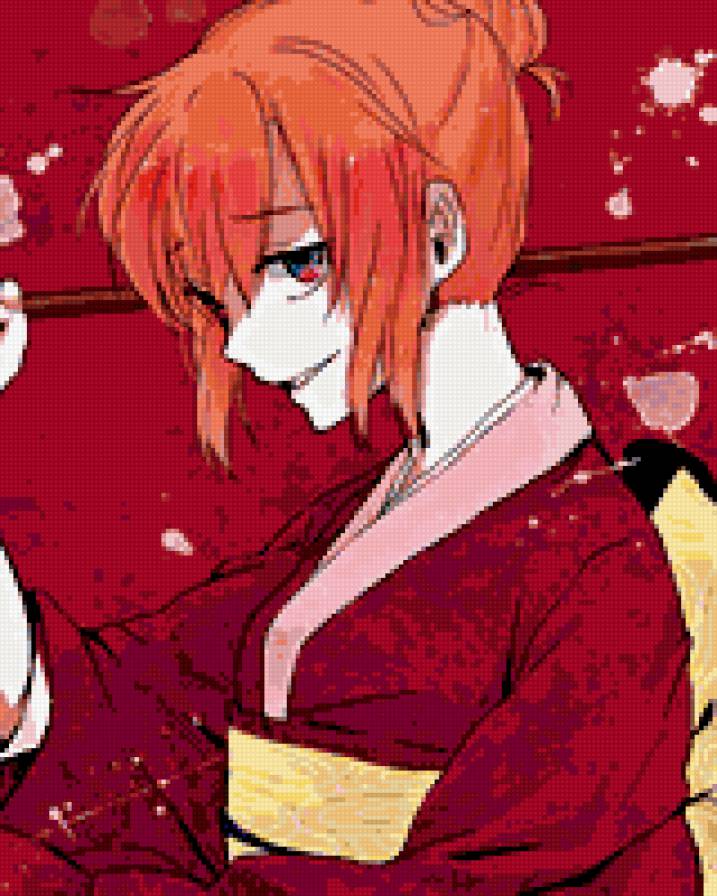 Кагура - gintama, гинтама, аниме, девушка - предпросмотр