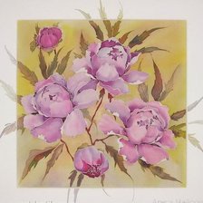 Схема вышивки «Розовый букет»