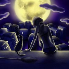 Схема вышивки «Вечер»