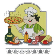 Схема вышивки «повар»