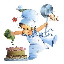 Схема вышивки «повар»