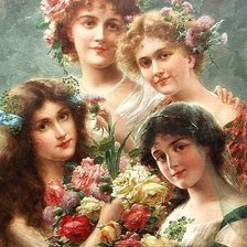 Схема вышивки «красота женщины»