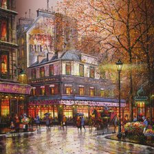 Схема вышивки «Город моих грёз»