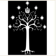 Схема вышивки «Белое древо Гондора»