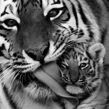 Схема вышивки «Рядом с мамочкой»