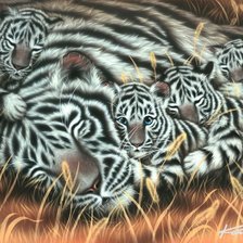 Схема вышивки «Рядом с мамочкой»