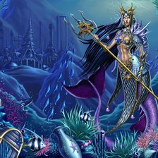 Схема вышивки «русала»