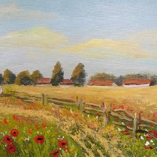 деревенский пейзаж