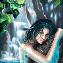 Схема вышивки «русалка»