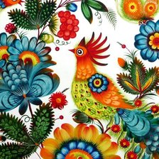 Схема вышивки «Роспись»