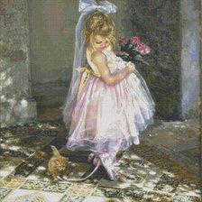 Схема вышивки «Балерина»