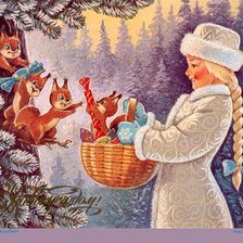 Схема вышивки «Открытка»