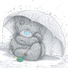 Схема вышивки «теддик»