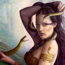 Схема вышивки «девушка»