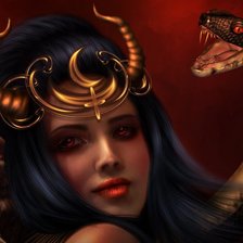 Схема вышивки «девушка»