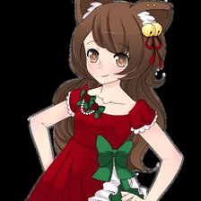 Схема вышивки «аниме девушка»