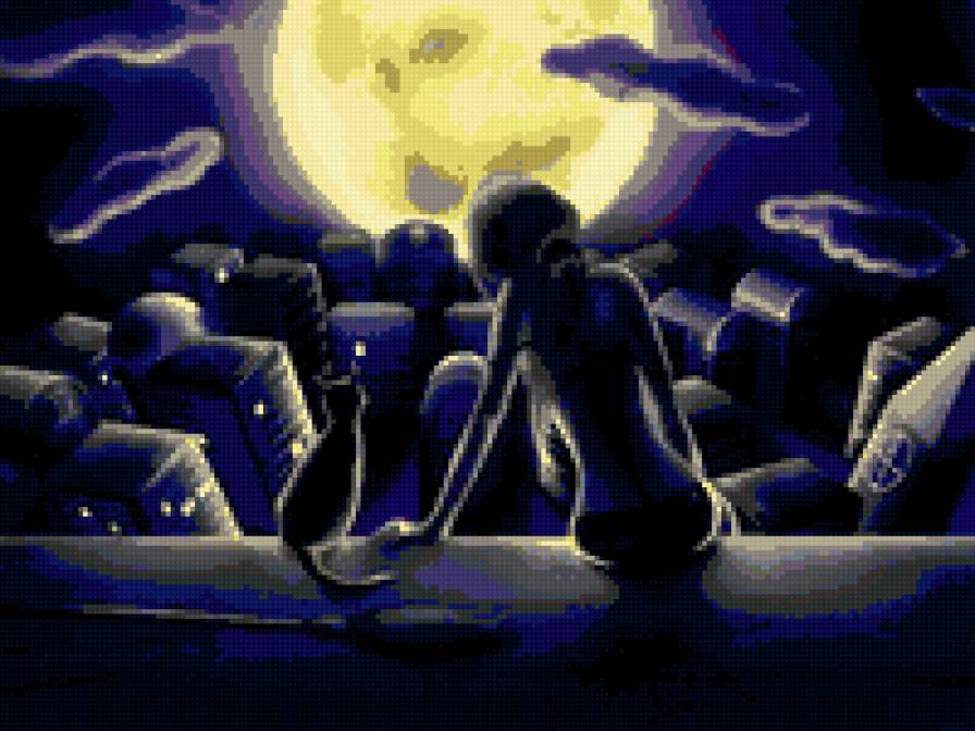 Крыша луна дружба - предпросмотр