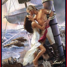 Схема вышивки «влюбени»