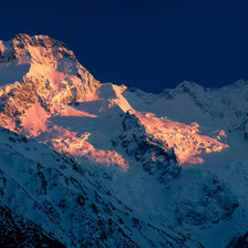 Схема вышивки «горы»