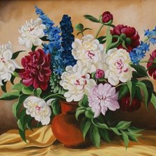 Схема вышивки «букет»