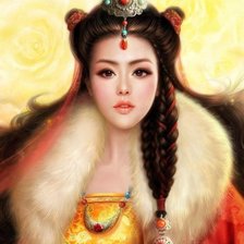 Схема вышивки «Красота женщины»