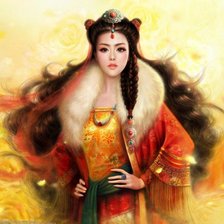 Схема вышивки «Красота женщины»