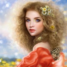 Схема вышивки «Красота женщины»