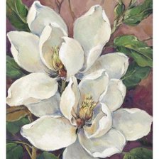 Схема вышивки «магнолии»