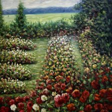 Схема вышивки «сад. копия Монэ»