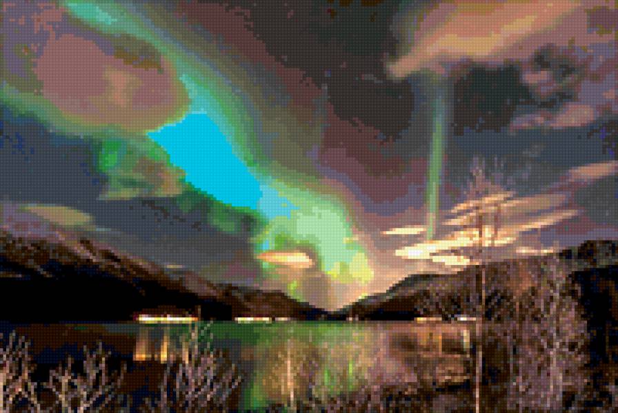 северное сияние - предпросмотр