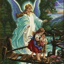 Схема вышивки «Ангел»