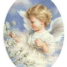 Схема вышивки «Ангел»